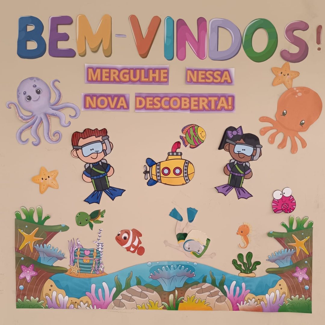 Kit de sala Fundo do mar