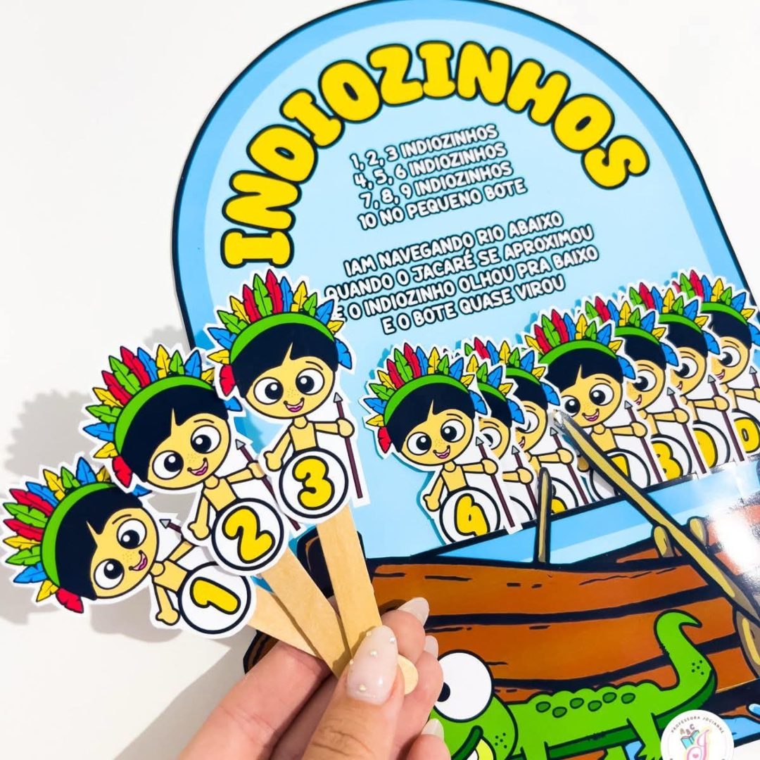 Luva musical Indiozinhos